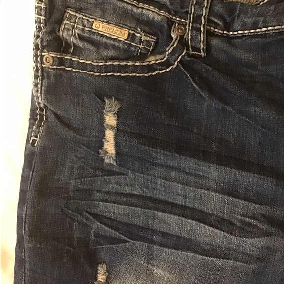 Plus Size Warehouse One denim capris - Picture 4 of 5